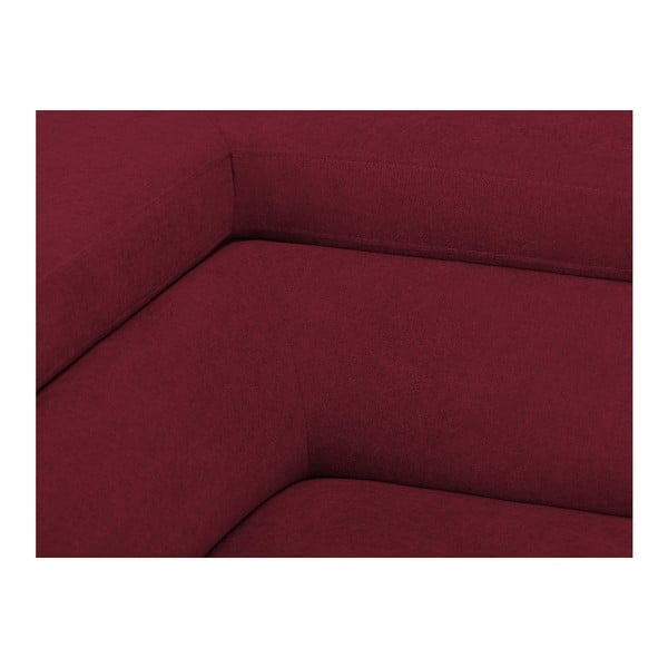 Červená rozkládací rohová pohovka Windsor & Co Sofas Gamma, levý roh-image-2