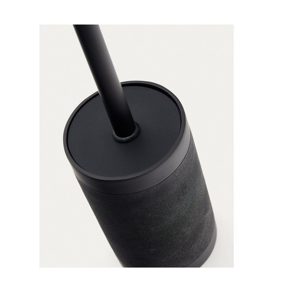 Černá WC štětka z polyresinu Sisel – Kave Home-image-1