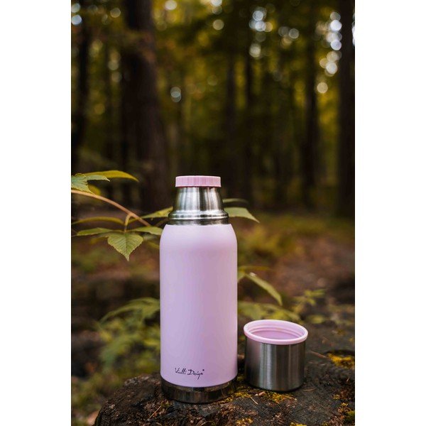Růžový cestovní termohrnek Vialli Design Fuori, 1 l-image-4