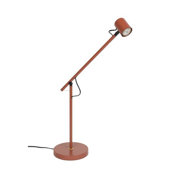 Červená kovová stolní lampa (výška 45,5 cm) Aero – White Label