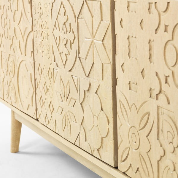 Komoda z mangového a akáciového dřeva Kave Home Sakoi, 162 x 75 cm-image-1