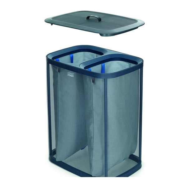 Antracitový látkovo-plastový koš na prádlo Tota – Joseph Joseph-image-2