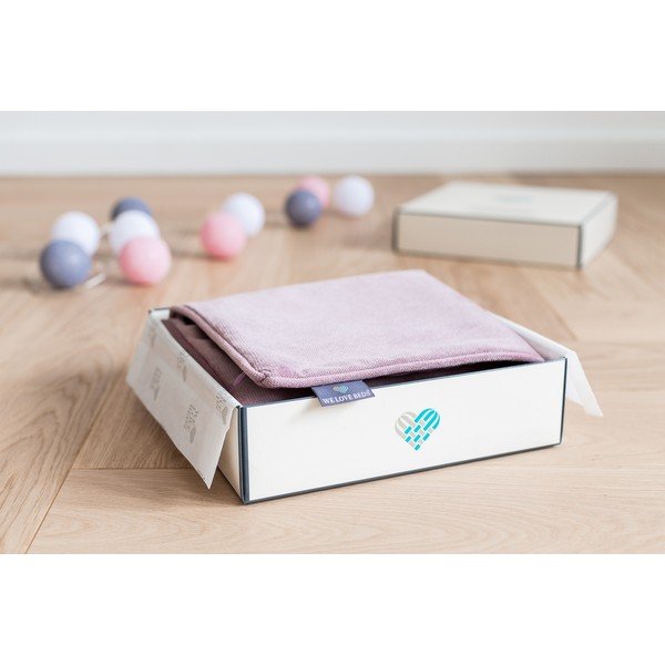 Růžový povlak na polštář WeLoveBeds Dusty, 50 x 50 cm-image-1