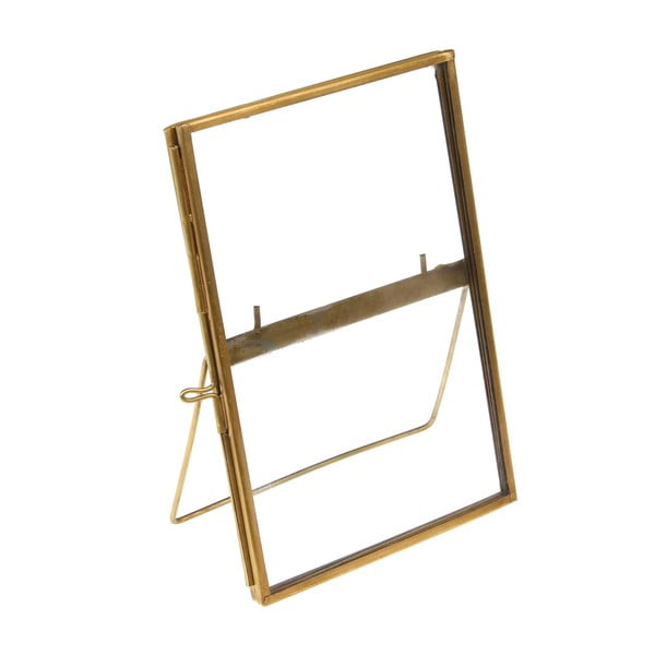 Kovový stojací rámeček ve zlaté barvě 10x15 cm – Rex London-image-3
