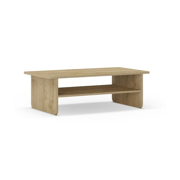 Konferenční stolek s deskou v dubovém dekoru v přírodní barvě 60x110 cm Daira – Marckeric