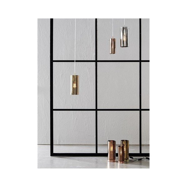 Stolní lampa v mosazné barvě Markslöjd Storm, ⌀ 12 cm-image-3