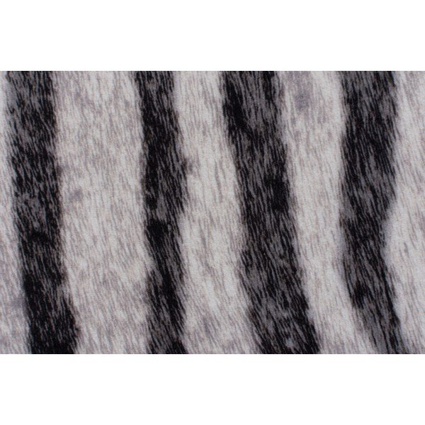 Bílo-černá syntetická kožešina 195x155 cm - Flair Rugs-image-2