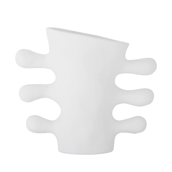 Bílá váza z kameniny Pernilla – Bloomingville-image-2