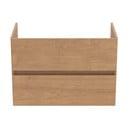 Závěsná skříňka pod umyvadlo v dekoru dubu v přírodní barvě 80x55 cm Eurovit+ – Ideal Standard