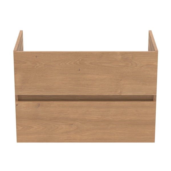 Závěsná skříňka pod umyvadlo v dekoru dubu v přírodní barvě 80x55 cm Eurovit+ – Ideal Standard