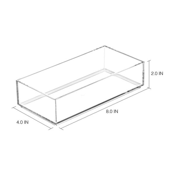 Transparentní organizér iDesign Clarity, 20 x 10 cm-image-1
