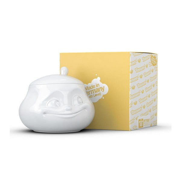 Bílá usměvavá cukřenka z porcelánu 58products-image-3