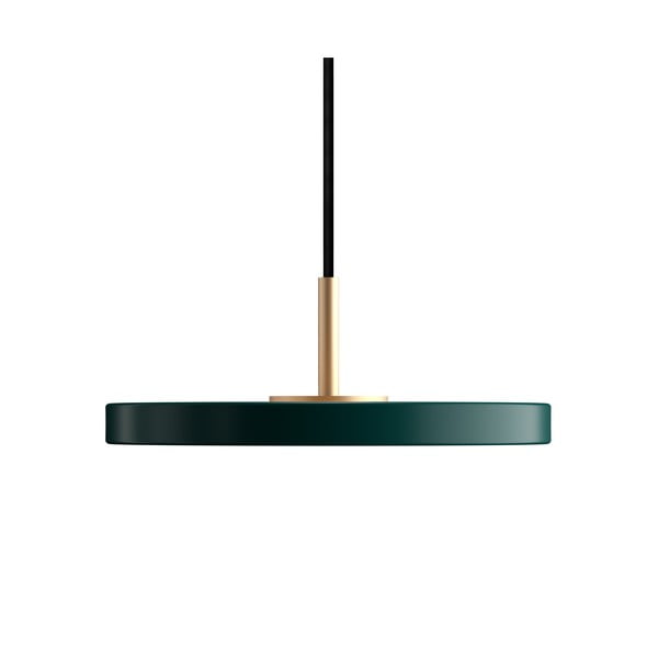 Tmavě zelené LED závěsné svítidlo s kovovým stínidlem ø 15 cm Asteria Micro – UMAGE-image-4