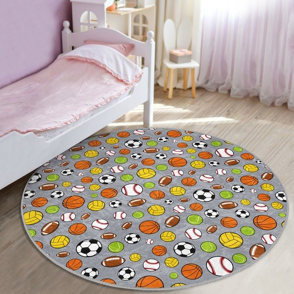 Dětský koberec ø 80 cm Comfort – Mila Home-image-1