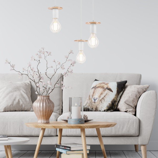 Bílé závěsné svítidlo Angelina – LAMKUR-image-1