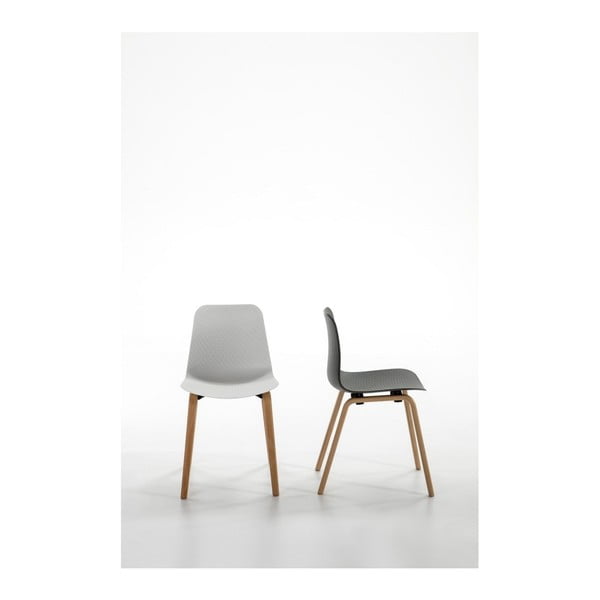 Sada 4 bílých jídelních židlí Marckeric Keira-image-4