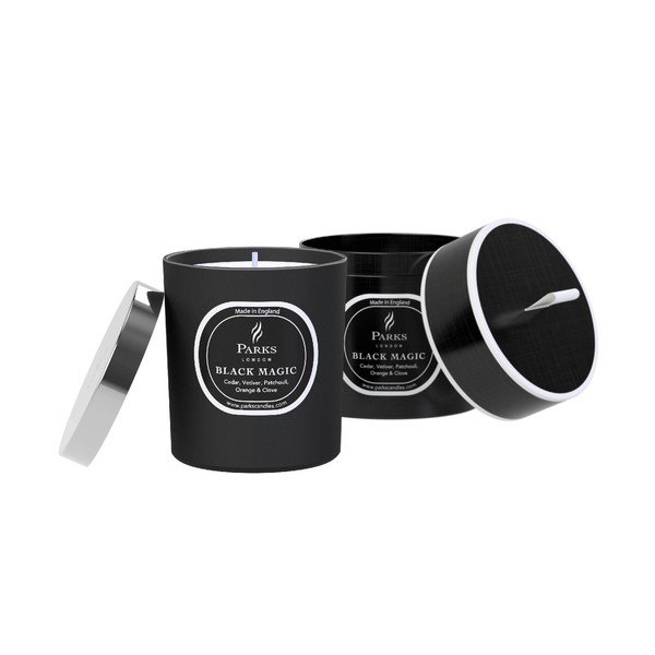 Svíčka s vůní cedru a vetiveru Parks Candles London Magic, 45 hodin hoření-image-1