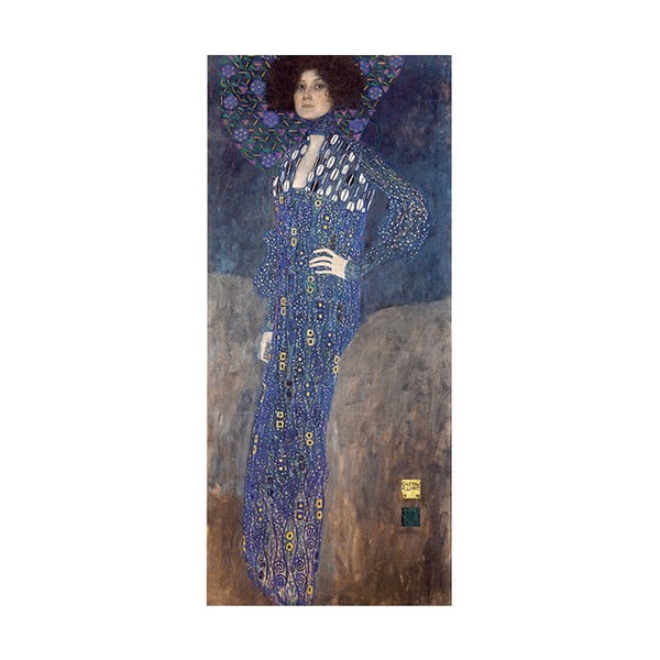 Reprodukce obrazu Gustav Klimt - Emilie Flöge, 70 x 30 cm