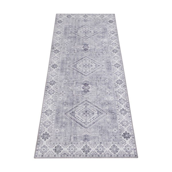 Světle šedý běhoun Nouristan Gratia, 80 x 200 cm-image-4