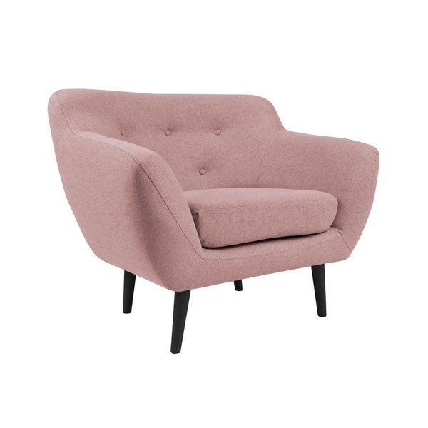 Růžové křeslo Mazzini Sofas Piemont-image-2