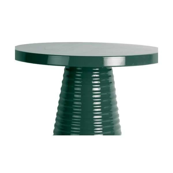Kovový kulatý odkládací stolek ø 40 cm Catania Ribbed – Leitmotiv-image-2