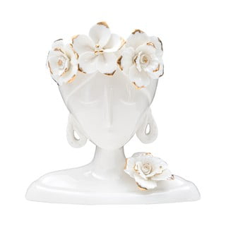 Bílá porcelánová váza Mauro Ferretti Young Woman