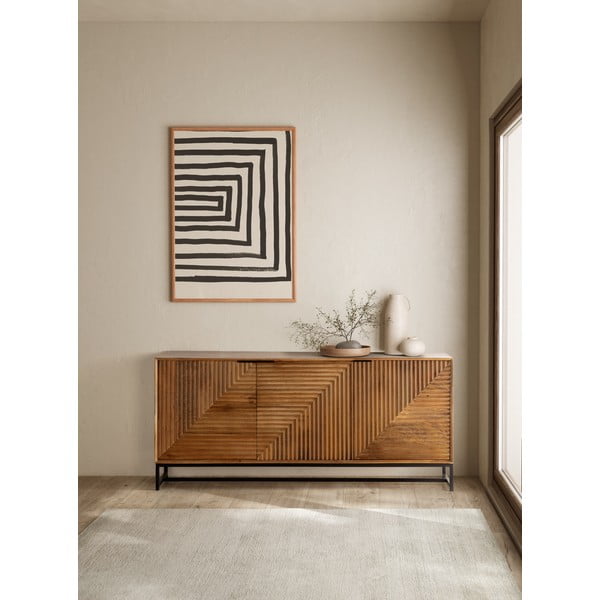 Komoda z mangového dřeva v přírodní barvě 170x79x40 cm Nereida – MOME-image-1