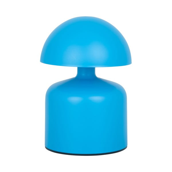 Modrá stolní lampa s kovovým stínidlem (výška 15 cm) Impetu – Leitmotiv