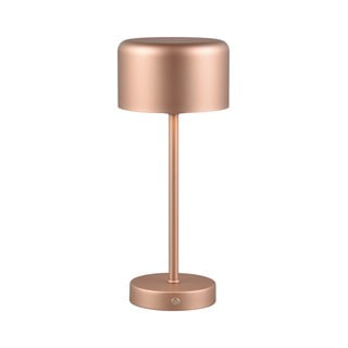 LED stmívatelná stolní lampa v měděné barvě (výška 30 cm) Jeff – Trio
