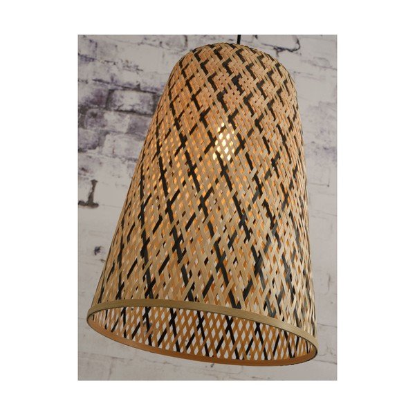 Závěsné bambusové svítidlo Good&Mojo Kalimantan, ⌀ 34 cm-image-3