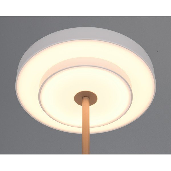 Slonovinová LED stmívatelná stojací lampa (výška 138 cm) Keaton – Trio-image-2