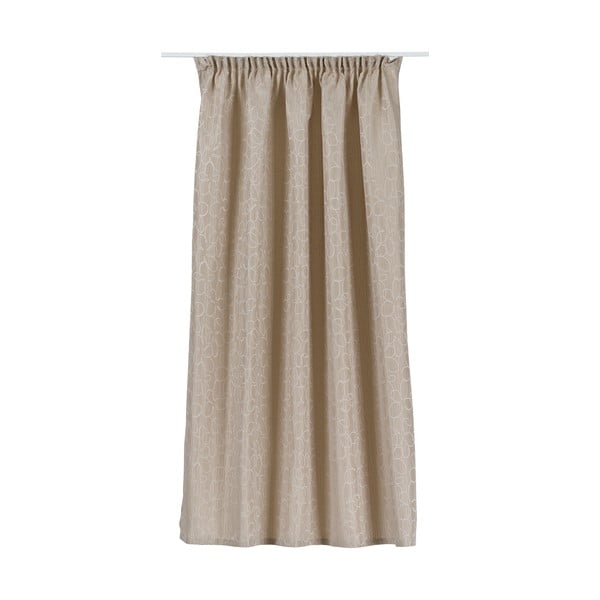 Béžový závěs 140x160 cm Florette – Mendola Fabrics-image-2