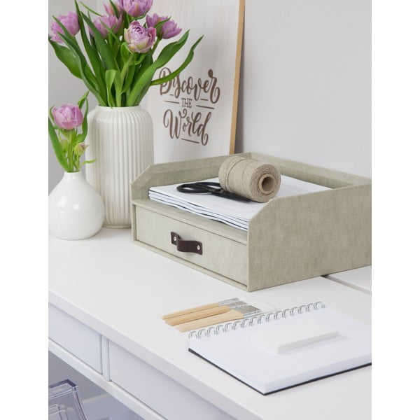 Kartonový organizér na dokumenty se zásuvkou Walter – Bigso Box of Sweden-image-2