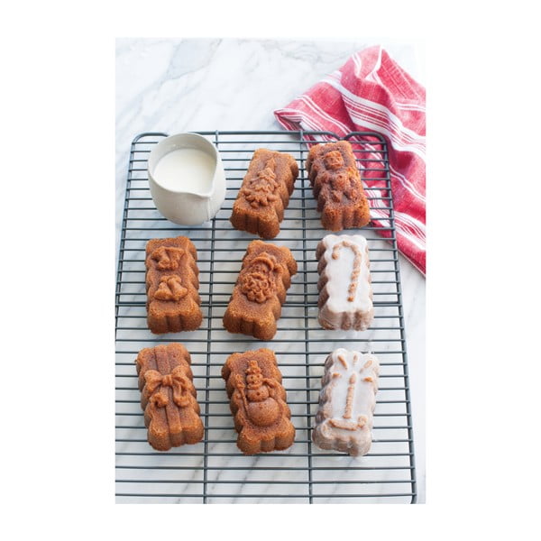 Forma na 8 sušenek shortbread ve stříbrné barvě Nordic Ware Christmas, 1,4 l-image-2