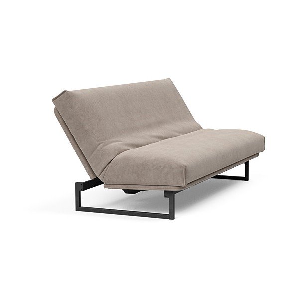 Béžová manšestrová rozkládací pohovka Innovation Fraction Nordic, 140 cm-image-3