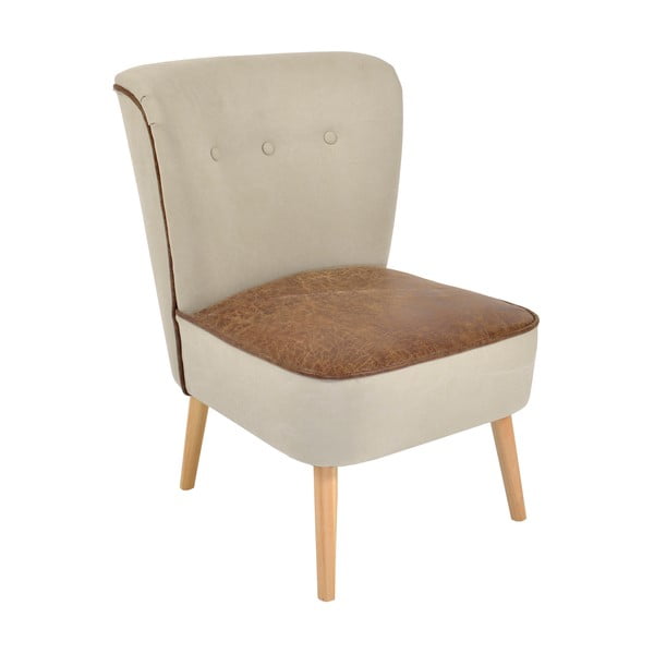Židle Beige/Brown, 60x65x79 cm