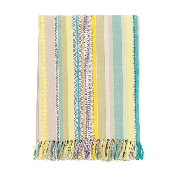 Zelená bavlněná plážová osuška Ego Dekor Multi Jacquard, 200 x 150 cm