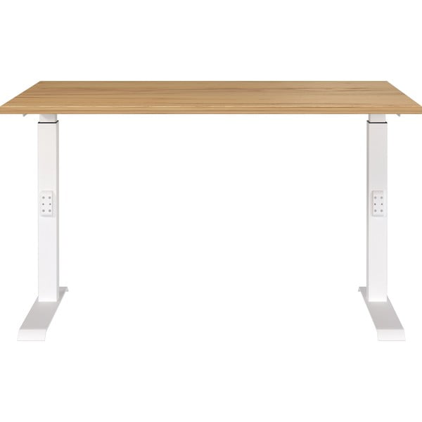 Pracovní stůl s nastavitelnou výškou s deskou v dekoru dubu Downey – Germania-image-2