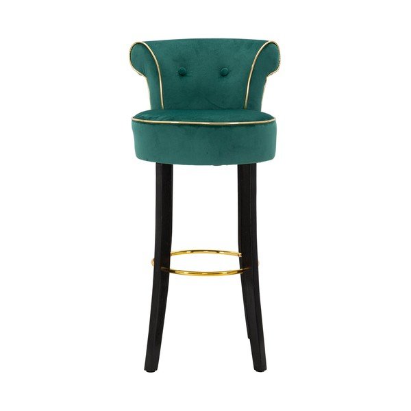 Krémová sametová barová židle 96 cm Luxy – Mauro Ferretti-image-1
