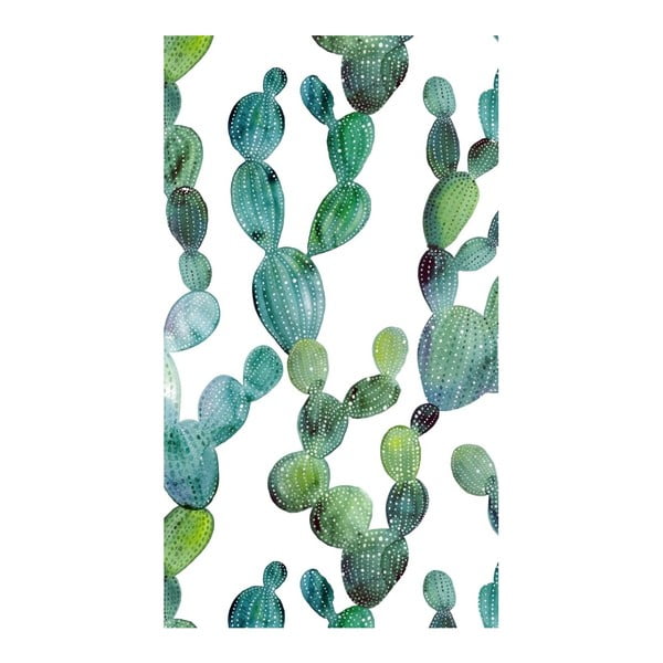 Plážová osuška s potiskem Good Morning Cactus, 100 x 180 cm