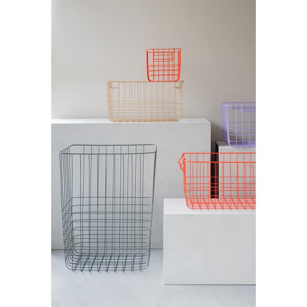 Zelený kovovo-látkový koš na prádlo 64 l Store-It – Mette Ditmer Denmark-image-3