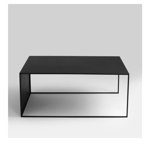 Černý konferenční stolek CustomForm 2Wall, délka 100 cm-image-3