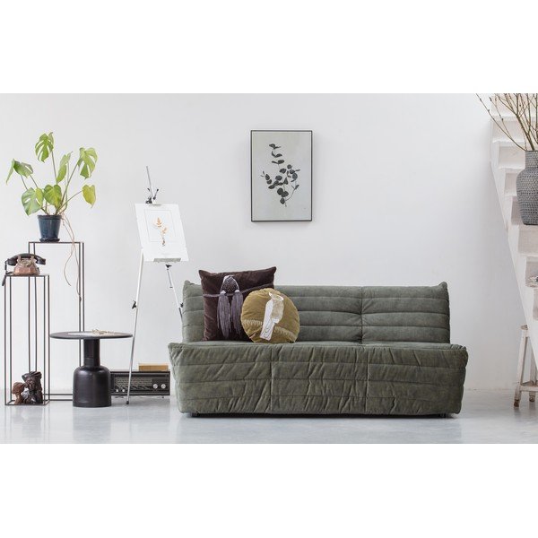 Zelená sametová pohovka 160 cm Bag – WOOOD-image-4
