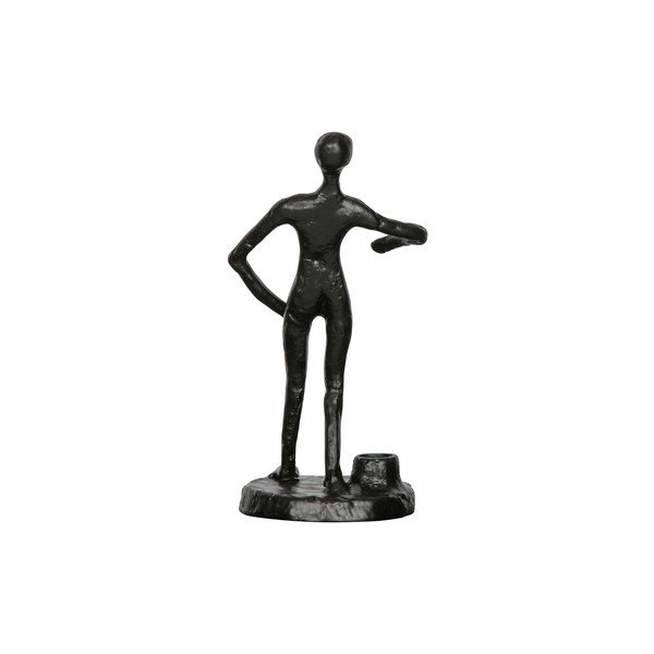 Černý svícen WOOOD Mattie-image-4