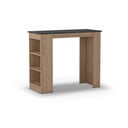 Barový stůl s deskou v dekoru mramoru 47x120 cm Peru – Marckeric
