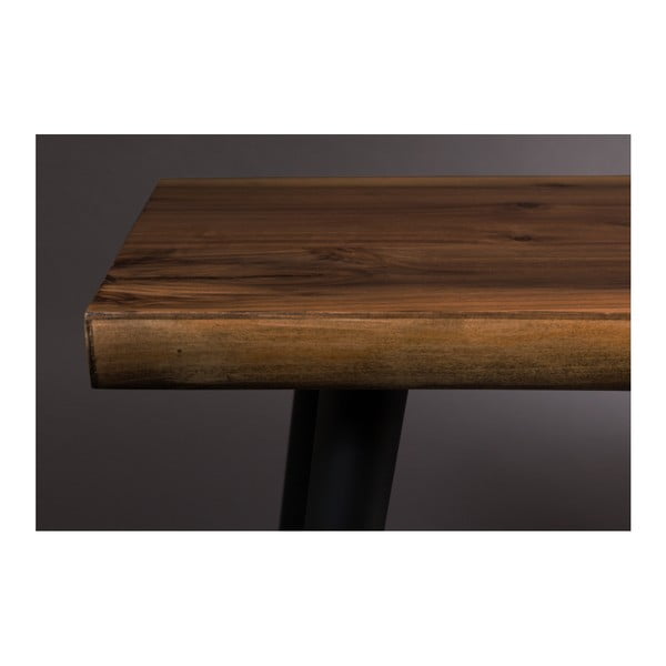 Lavice s černými ocelovými nohami Dutchbone Alagon, délka 160 cm-image-2