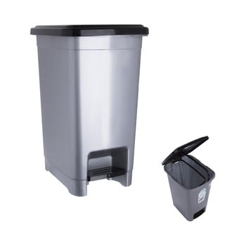 Pedálový plastový odpadkový koš 15 l Slim – Orion