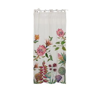 Bílý závěs 134x250 cm Flores Salvajes – Madre Selva