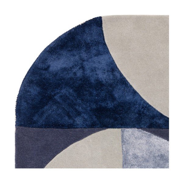 Tmavě modrý vlněný koberec 160x230 cm Indigo – Asiatic Carpets-image-4