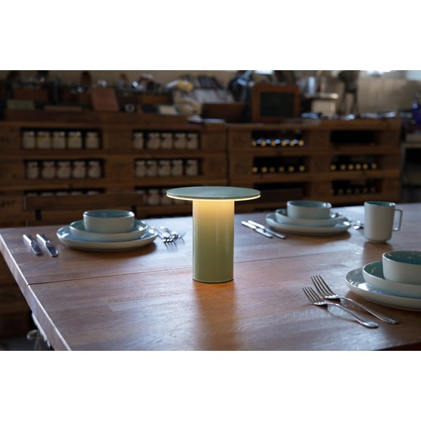 Zelená LED stmívatelná stolní lampa (výška 18 cm) Fungo – Remember-image-3